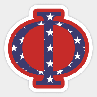 Stars Phi Sticker